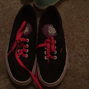 Pink & Black Vans